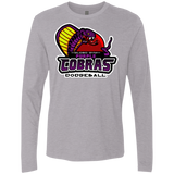 T-Shirts Heather Grey / Small Purple Cobras Men's Premium Long Sleeve
