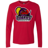 T-Shirts Red / Small Purple Cobras Men's Premium Long Sleeve
