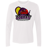 T-Shirts White / Small Purple Cobras Men's Premium Long Sleeve