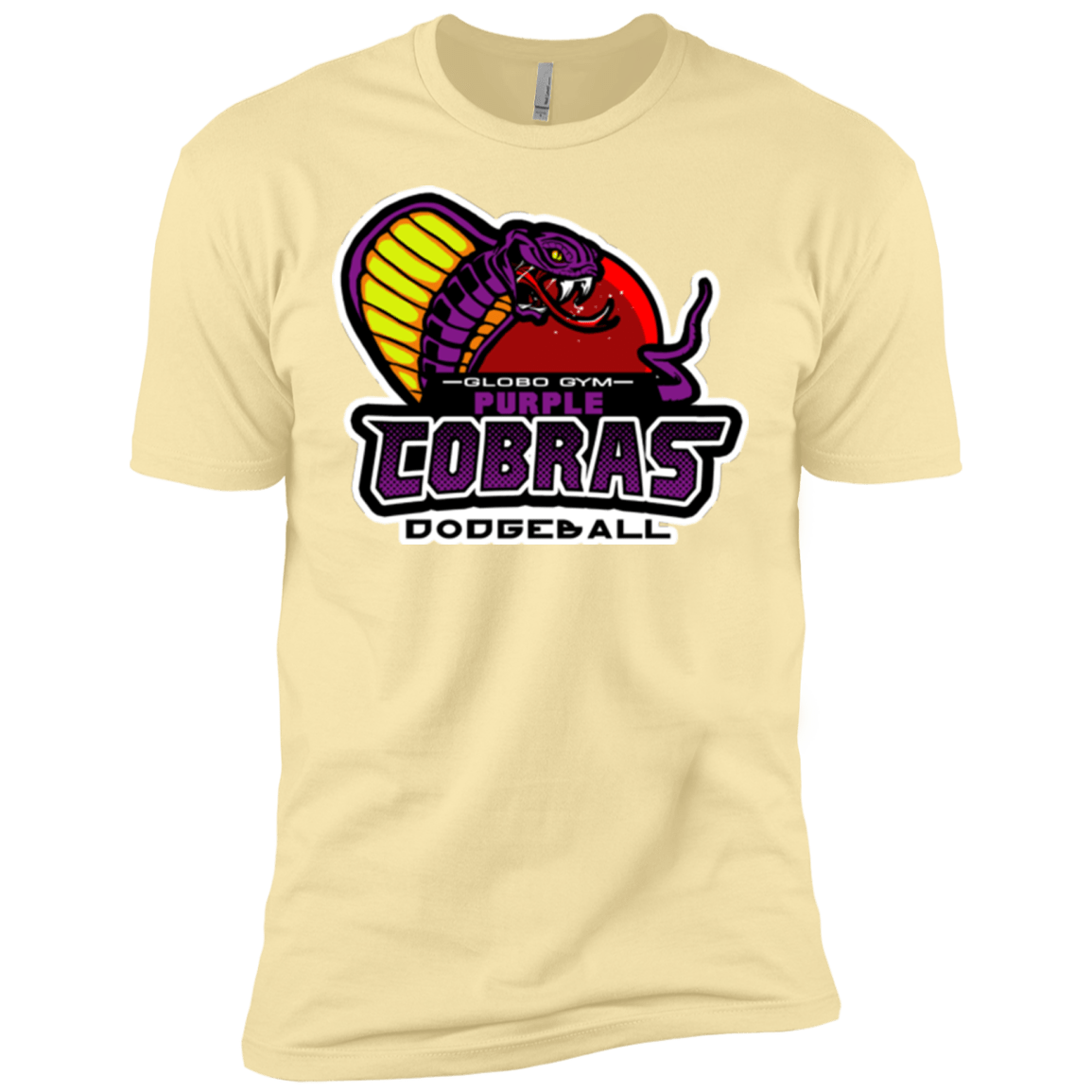 T-Shirts Banana Cream / X-Small Purple Cobras Men's Premium T-Shirt