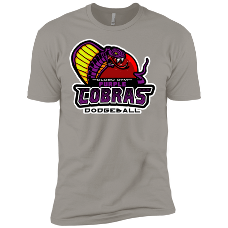 T-Shirts Light Grey / X-Small Purple Cobras Men's Premium T-Shirt