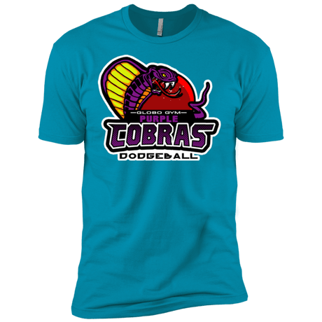 T-Shirts Turquoise / X-Small Purple Cobras Men's Premium T-Shirt