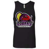 T-Shirts Black / Small Purple Cobras Men's Premium Tank Top