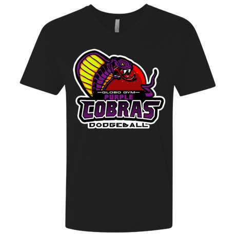 T-Shirts Black / X-Small Purple Cobras Men's Premium V-Neck