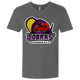 T-Shirts Heavy Metal / X-Small Purple Cobras Men's Premium V-Neck