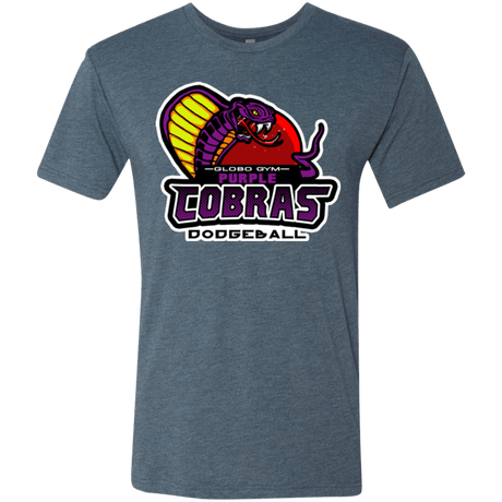 T-Shirts Indigo / Small Purple Cobras Men's Triblend T-Shirt