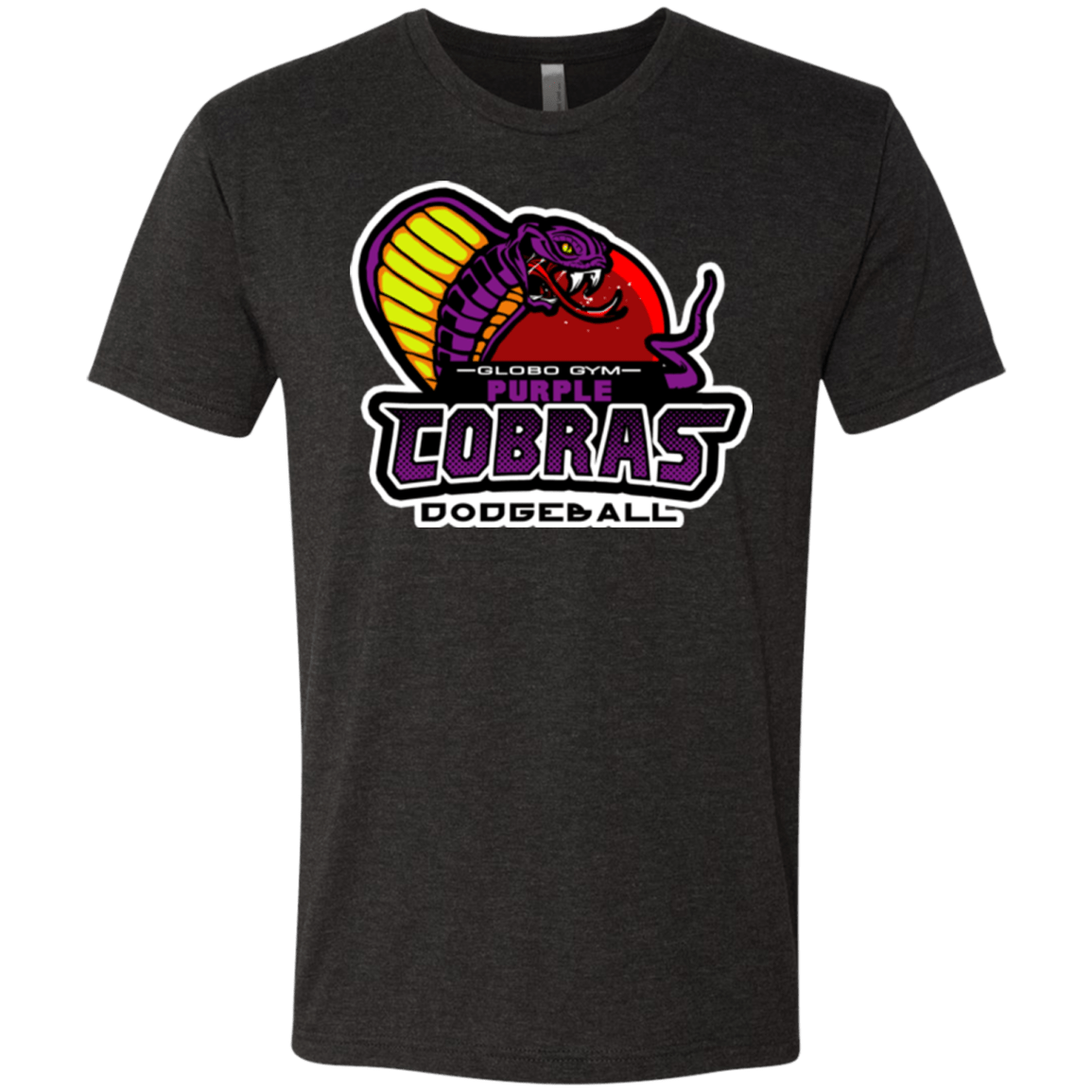 T-Shirts Vintage Black / Small Purple Cobras Men's Triblend T-Shirt