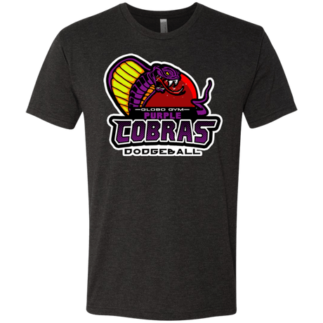 T-Shirts Vintage Black / Small Purple Cobras Men's Triblend T-Shirt