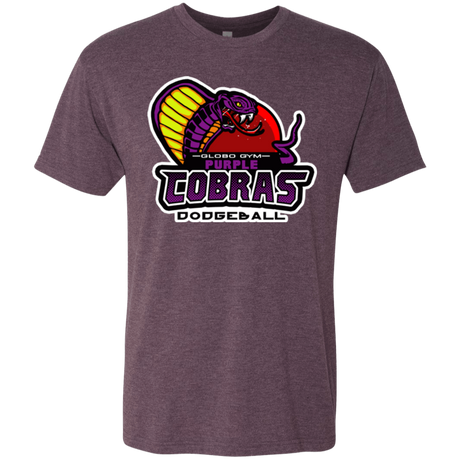 T-Shirts Vintage Purple / Small Purple Cobras Men's Triblend T-Shirt