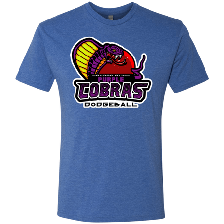 T-Shirts Vintage Royal / Small Purple Cobras Men's Triblend T-Shirt