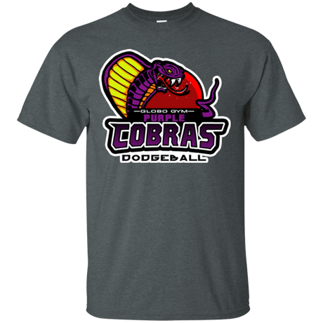 T-Shirts Dark Heather / Small Purple Cobras T-Shirt