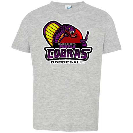 T-Shirts Heather Grey / 2T Purple Cobras Toddler Premium T-Shirt