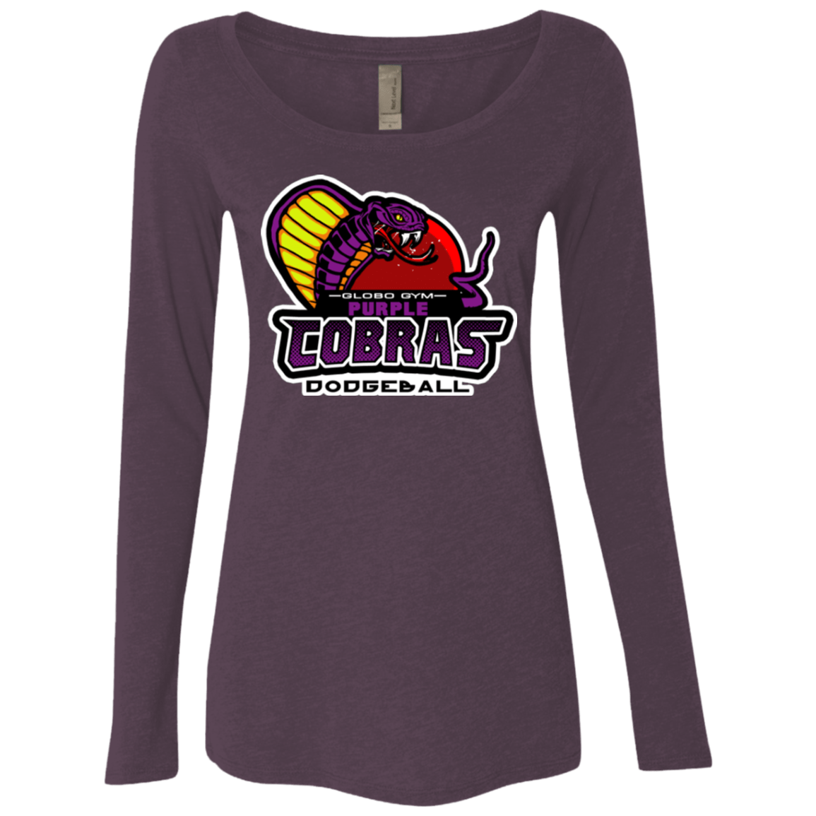T-Shirts Vintage Purple / Small Purple Cobras Women's Triblend Long Sleeve Shirt