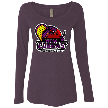 T-Shirts Vintage Purple / Small Purple Cobras Women's Triblend Long Sleeve Shirt
