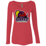 T-Shirts Vintage Red / Small Purple Cobras Women's Triblend Long Sleeve Shirt