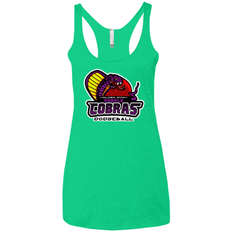 T-Shirts Envy / X-Small Purple Cobras Women's Triblend Racerback Tank