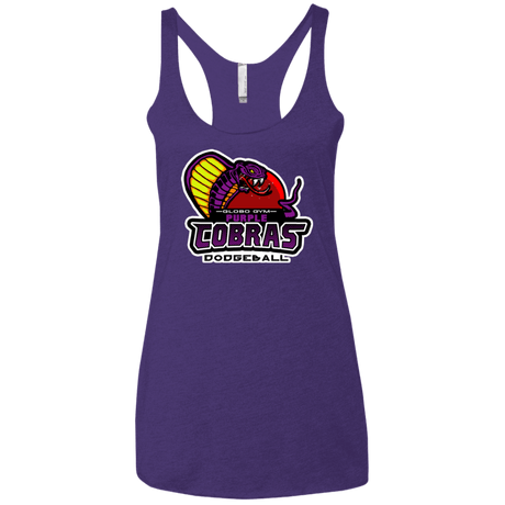 T-Shirts Purple Rush / X-Small Purple Cobras Women's Triblend Racerback Tank