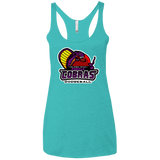T-Shirts Tahiti Blue / X-Small Purple Cobras Women's Triblend Racerback Tank