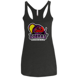T-Shirts Vintage Black / X-Small Purple Cobras Women's Triblend Racerback Tank