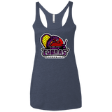 T-Shirts Vintage Navy / X-Small Purple Cobras Women's Triblend Racerback Tank