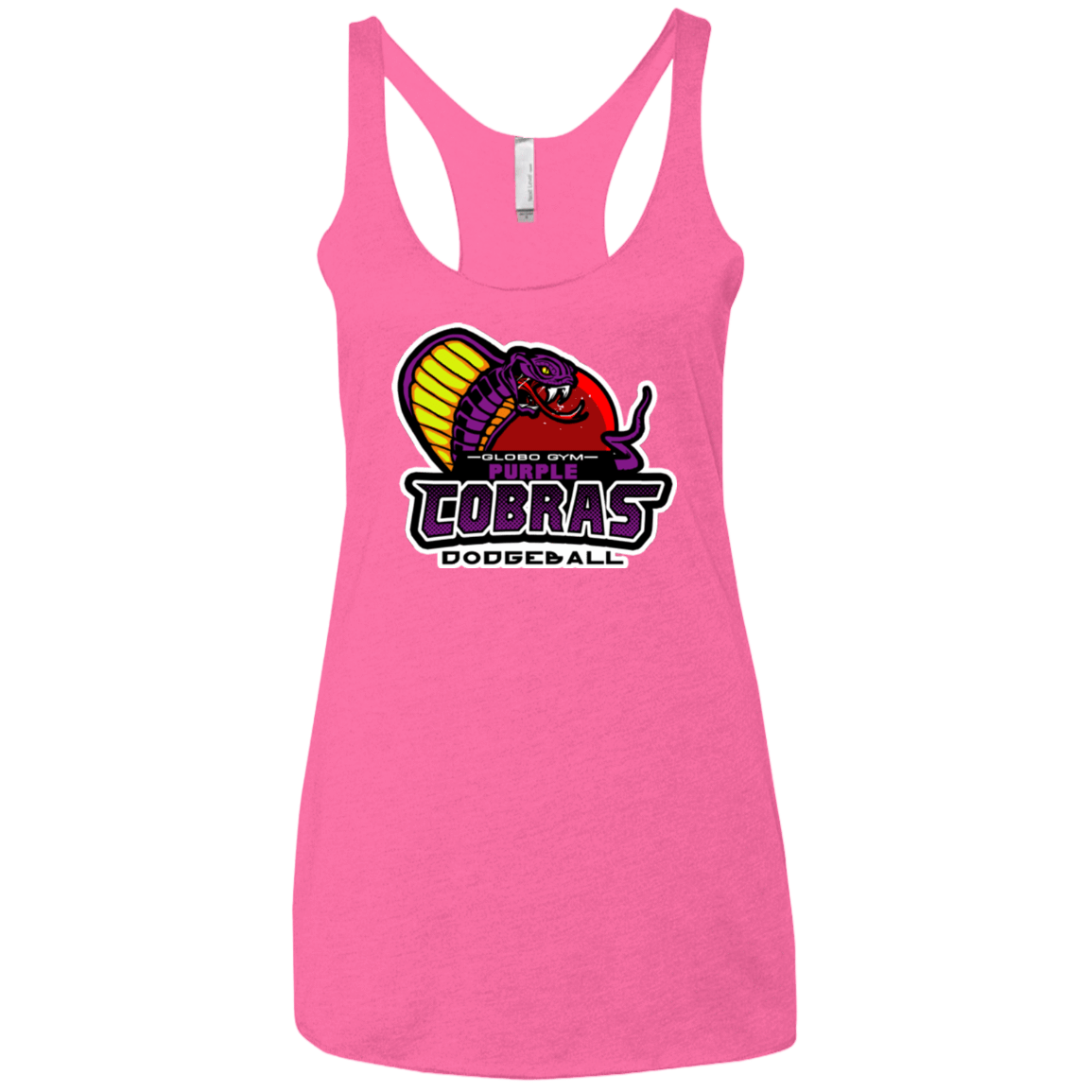 T-Shirts Vintage Pink / X-Small Purple Cobras Women's Triblend Racerback Tank