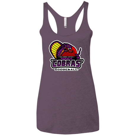 T-Shirts Vintage Purple / X-Small Purple Cobras Women's Triblend Racerback Tank