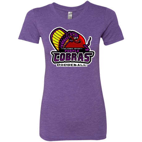 T-Shirts Purple Rush / Small Purple Cobras Women's Triblend T-Shirt