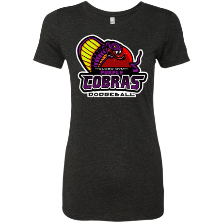 T-Shirts Vintage Black / Small Purple Cobras Women's Triblend T-Shirt