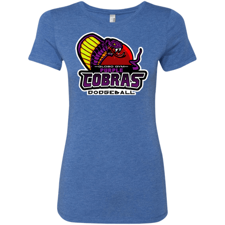 T-Shirts Vintage Royal / Small Purple Cobras Women's Triblend T-Shirt