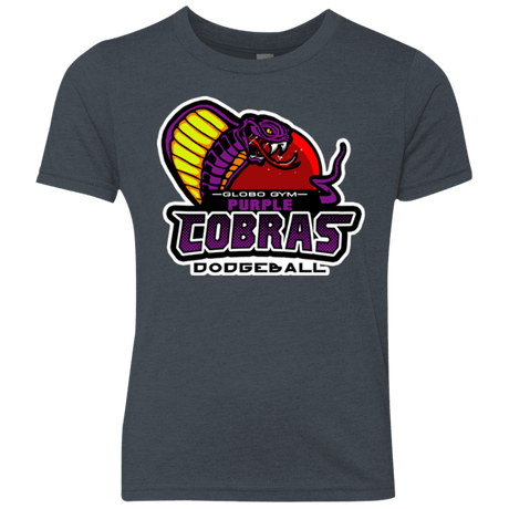 T-Shirts Vintage Navy / YXS Purple Cobras Youth Triblend T-Shirt