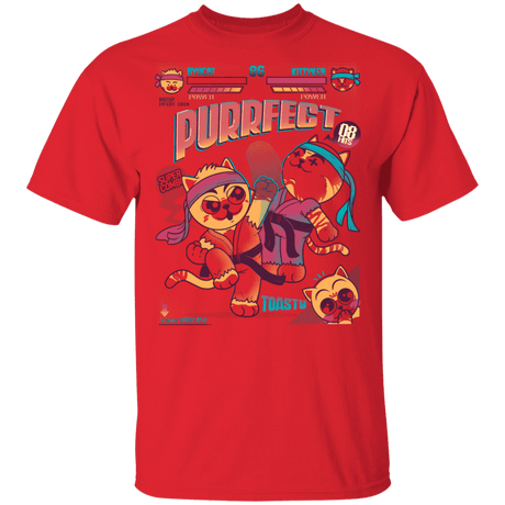 T-Shirts Red / S Purrfect T-Shirt