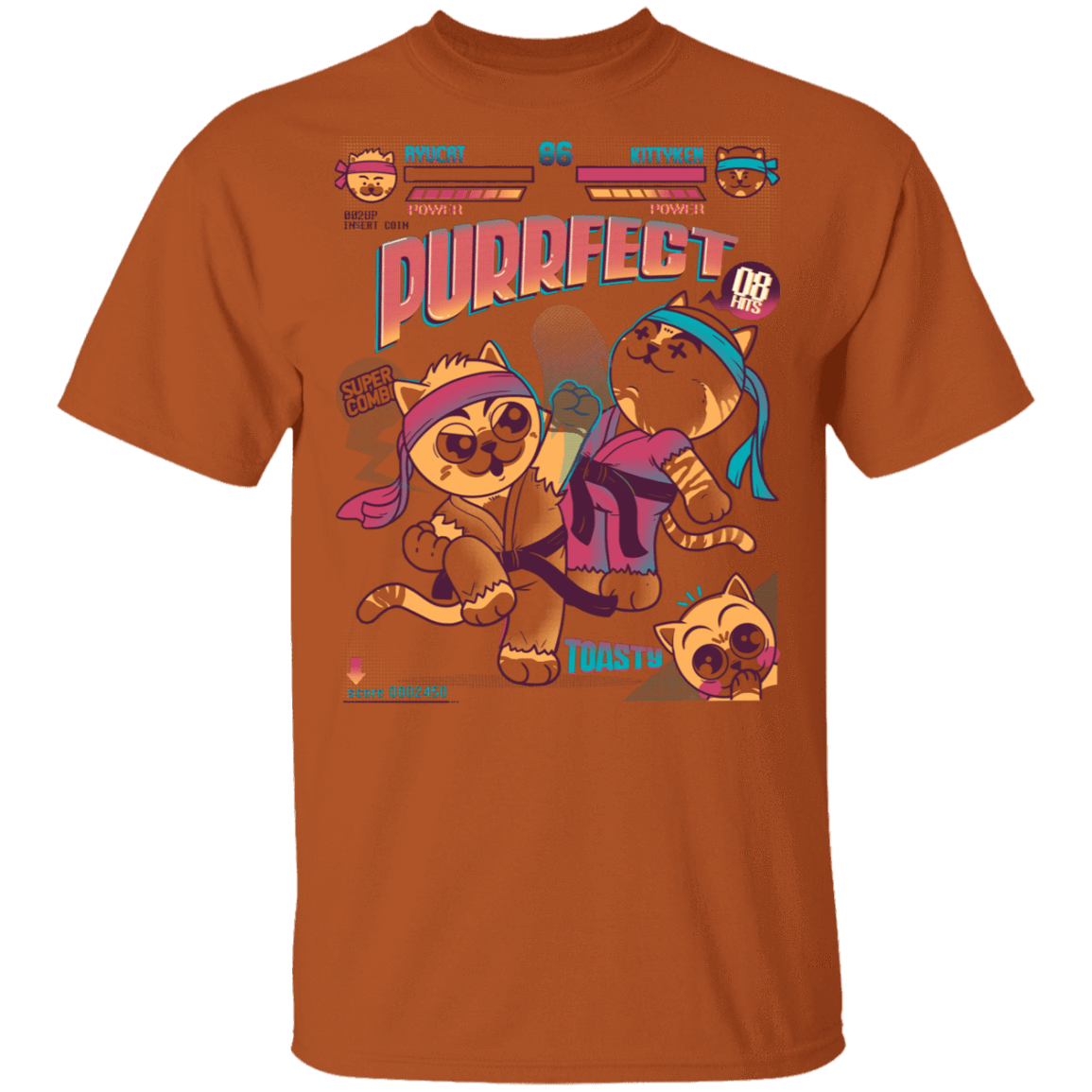 T-Shirts Texas Orange / S Purrfect T-Shirt