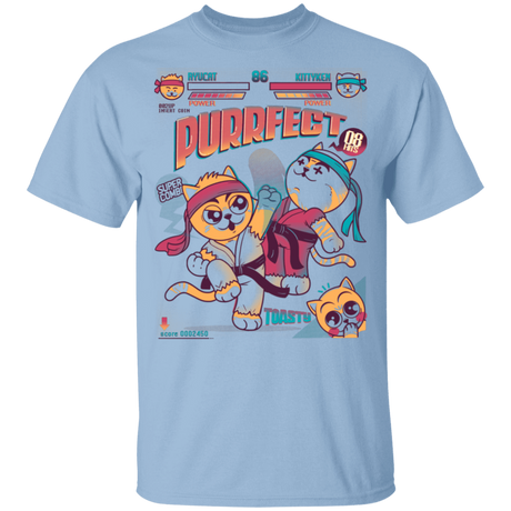 T-Shirts Light Blue / YXS Purrfect Youth T-Shirt