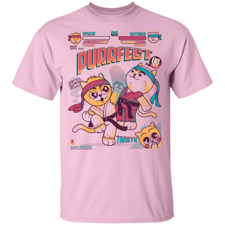 T-Shirts Light Pink / YXS Purrfect Youth T-Shirt