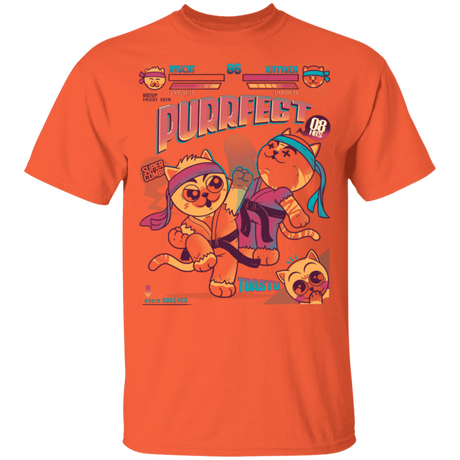T-Shirts Orange / YXS Purrfect Youth T-Shirt