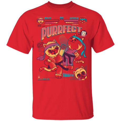 T-Shirts Red / YXS Purrfect Youth T-Shirt