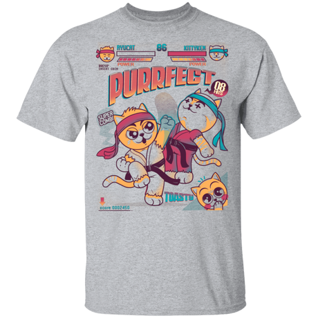 T-Shirts Sport Grey / YXS Purrfect Youth T-Shirt