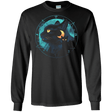 T-Shirts Black / S Puss the Evil Cat Men's Long Sleeve T-Shirt