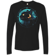 T-Shirts Black / S Puss the Evil Cat Men's Premium Long Sleeve