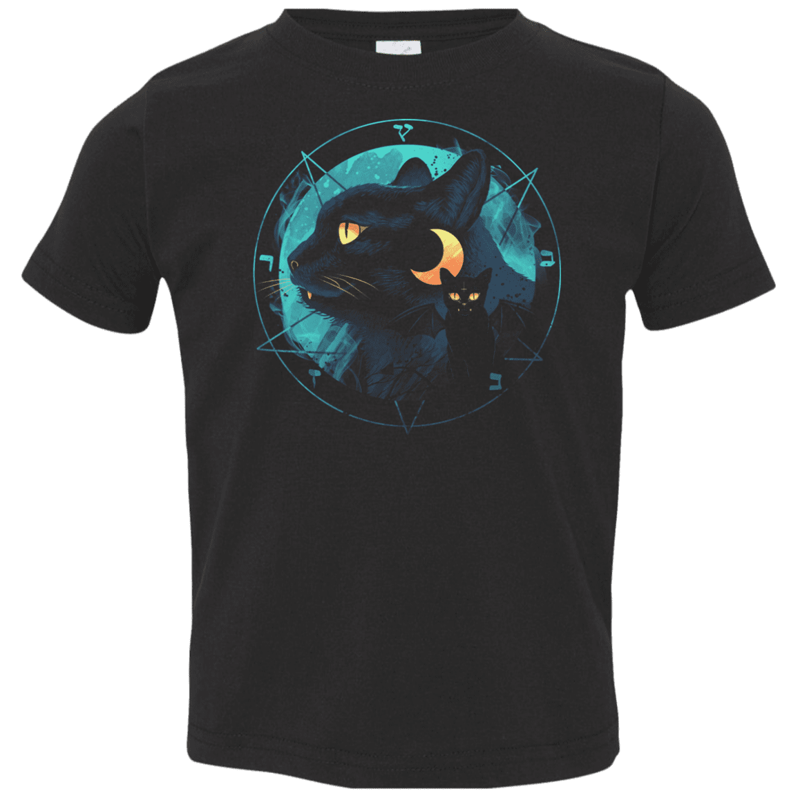 T-Shirts Black / 2T Puss the Evil Cat Toddler Premium T-Shirt