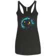 T-Shirts Vintage Black / X-Small Puss the Evil Cat Women's Triblend Racerback Tank