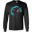 T-Shirts Black / YS Puss the Evil Cat Youth Long Sleeve T-Shirt