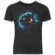 T-Shirts Vintage Black / YXS Puss the Evil Cat Youth Triblend T-Shirt