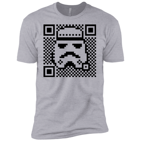 T-Shirts Heather Grey / YXS QR trooper Boys Premium T-Shirt