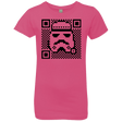 T-Shirts Hot Pink / YXS QR trooper Girls Premium T-Shirt