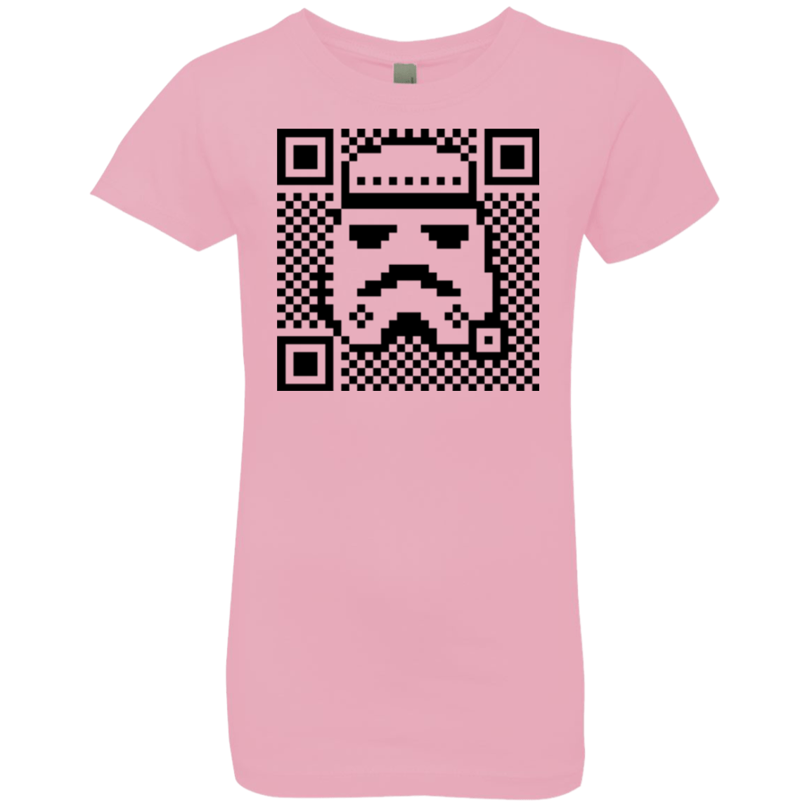 T-Shirts Light Pink / YXS QR trooper Girls Premium T-Shirt