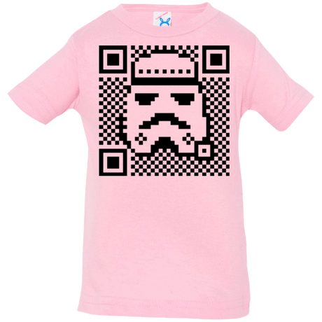 T-Shirts Pink / 6 Months QR trooper Infant Premium T-Shirt