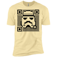 T-Shirts Banana Cream / X-Small QR trooper Men's Premium T-Shirt