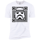 T-Shirts White / X-Small QR trooper Men's Premium T-Shirt