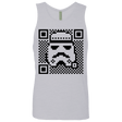 T-Shirts Heather Grey / Small QR trooper Men's Premium Tank Top